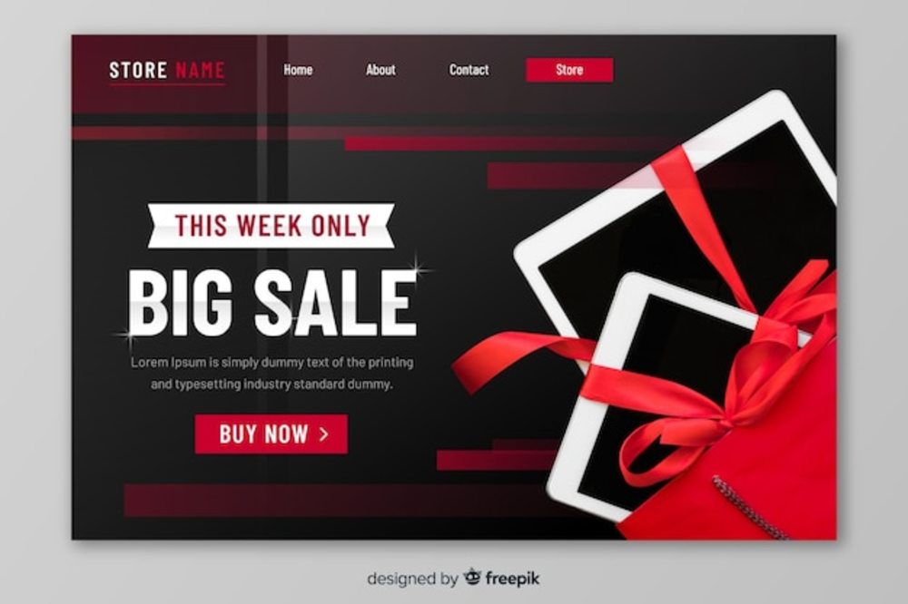 视觉冲击力与转化效率的融合 打造高转化率的带照片销售着陆页模板